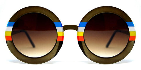 BLUE SKY BROWN / RAINBOW / BROWN