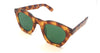 CUT SIXTY-FOUR HAVANA TORT / DARK GREEN