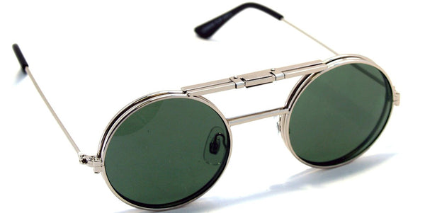 Lennon Flip Up Silver / Black